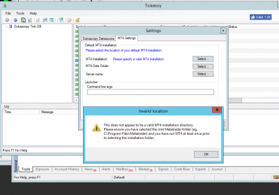 Error message