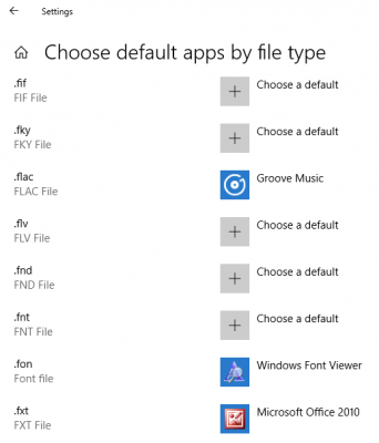 Windows 10 default app setting is Microsoft 10 word, how and what to change this?