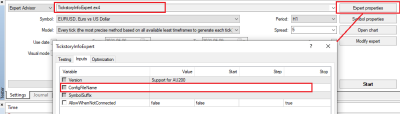 TickstoryInfoExpert settings