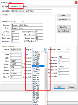 Map to selection