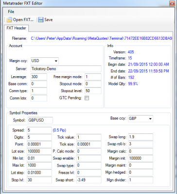 Tickstory FX editor screenshot